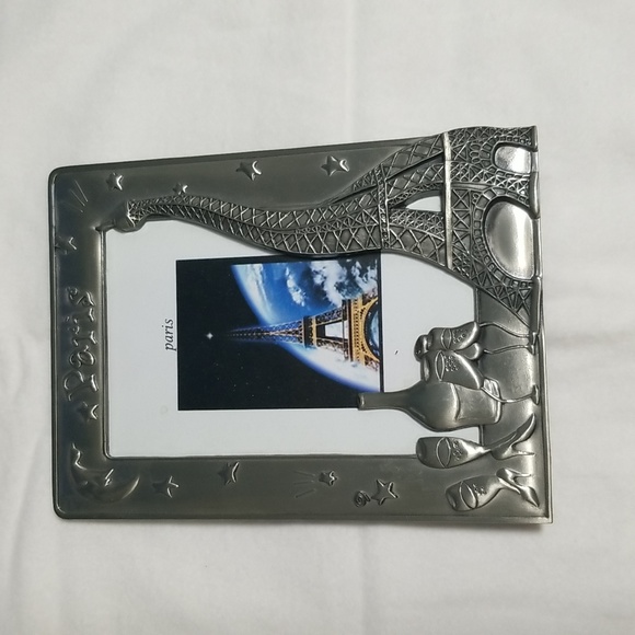 Paris Picture Frame Silver front and Black back - Picture 1 of 9